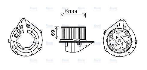 AVA Cabin Fan Blower Motor AI8372