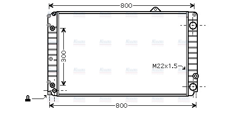 AVA Coolant Radiator AIA2099