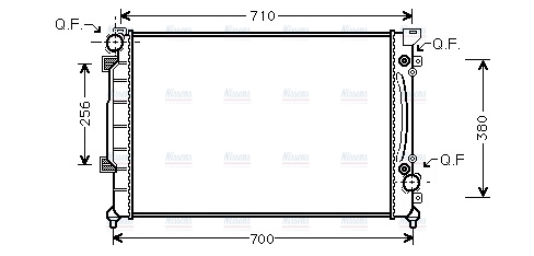 AVA Coolant Radiator AIA2157