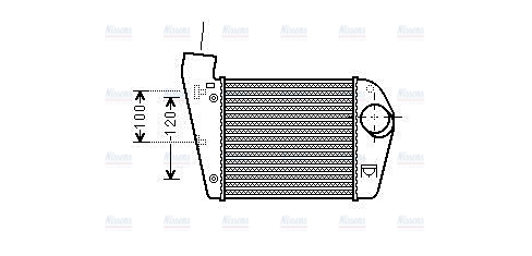 AVA Charge Air Intercooler AIA4308