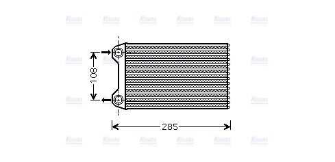 AVA Cabin Heater Core AIA6223