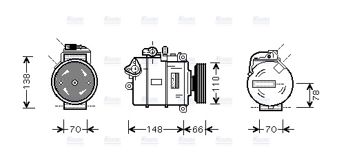 AVA Aircon Compressor AIAK275