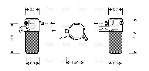 AVA Aircon Receiver Dryer Filter AID012