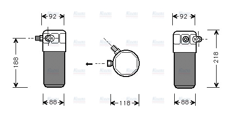 AVA Aircon Receiver Dryer Filter AID153