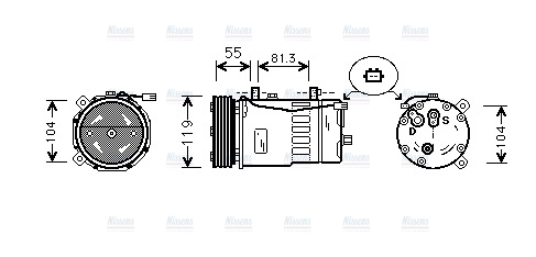 AVA Aircon Compressor AIK001