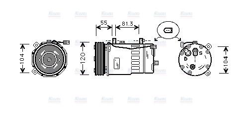 AVA Aircon Compressor AIK003