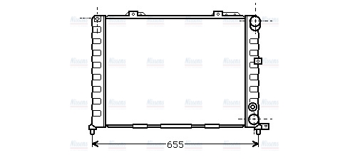 AVA Coolant Radiator AL2052