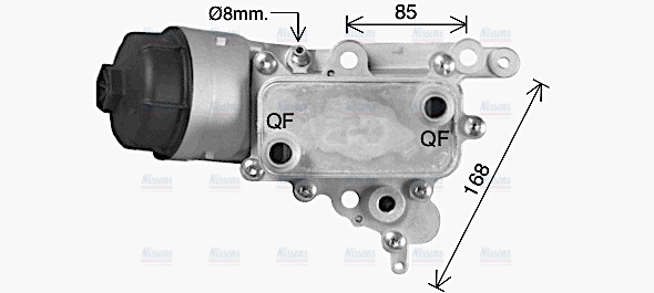 AVA Oil Cooler & Filter Housing AL3152H
