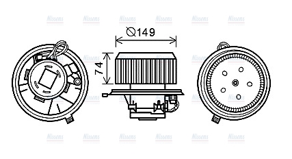 AVA Cabin Fan Blower Motor AL8139