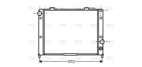 AVA Coolant Radiator ALA2053