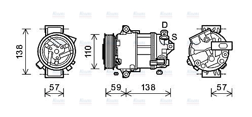 AVA Aircon Compressor ALAK133