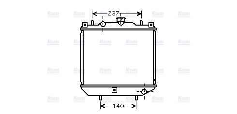 AVA Coolant Radiator AM2001