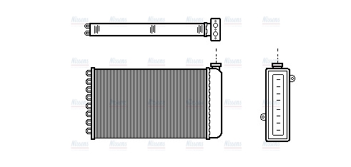 AVA Heater Core AU6057