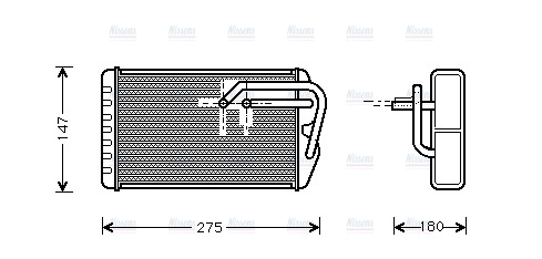 AVA Heater Core AU6104