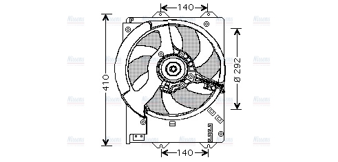 AVA Radiator Fan AU7502