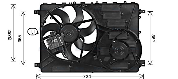 AVA Radiator Fan AU7505