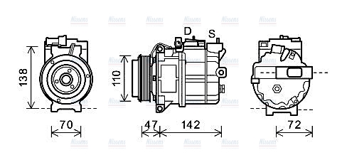 AVA Aircon Compressor AUAK208