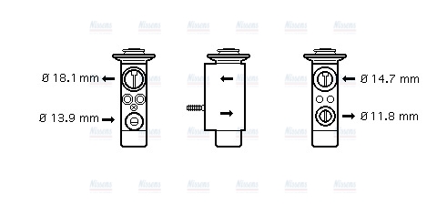 AVA Aircon Expansion Valve BW1085