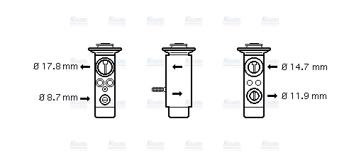 AVA Aircon Expansion Valve BW1349