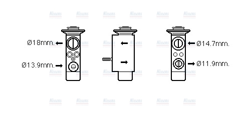 AVA Aircon Expansion Valve BW1441