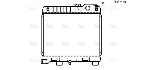 AVA Coolant Radiator BW2033