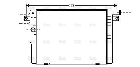 AVA Coolant Radiator BW2091