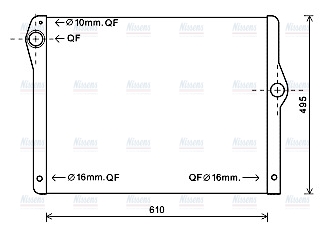 AVA Coolant Radiator BW2430