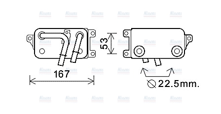 AVA Oil Cooler BW3396