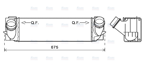 AVA Charge Air Intercooler BW4457
