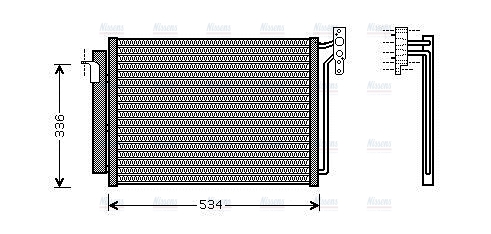 AVA Aircon Condenser BW5281D