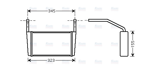 AVA Cabin Heater Core BW6080
