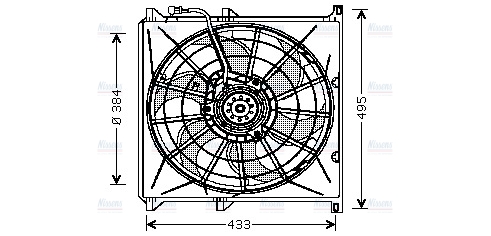 AVA Radiator Cooling Fan BW7503