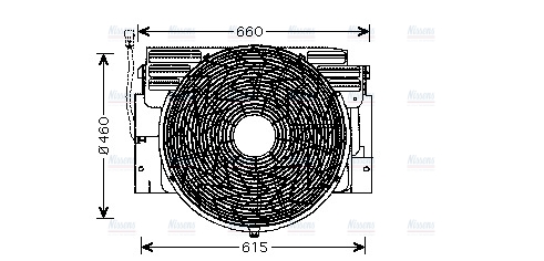 AVA Radiator Fan BW7517