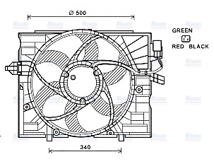 AVA Radiator Fan BW7532