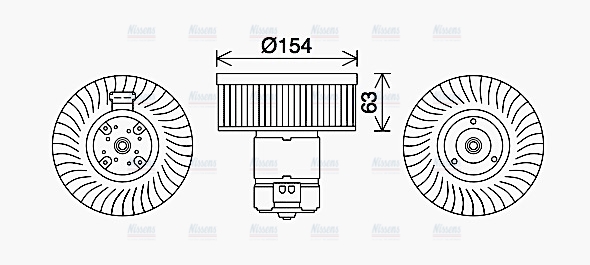 AVA Cabin Fan Blower Motor BW8570