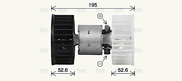 AVA Cabin Fan Blower Motor BW8610