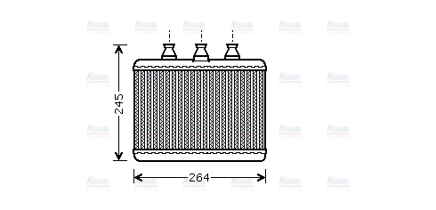 AVA Cabin Heater Core BWA6271