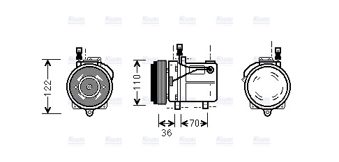 AVA Aircon Compressor BWAK060