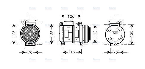 AVA Aircon Compressor BWAK229