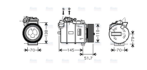 AVA Aircon Compressor BWAK329
