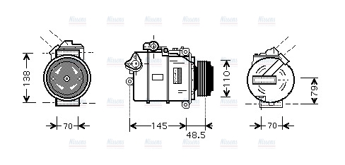 AVA Aircon Compressor BWAK332