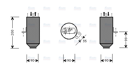AVA Aircon Receiver Dryer Filter BWD219