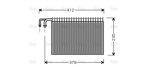 AVA Aircon Evaporator BWV269