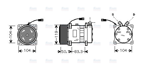 AVA Aircon Compressor CLAK002