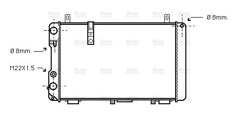 AVA Coolant Radiator CN2005