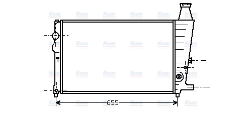 AVA Coolant Radiator CN2011