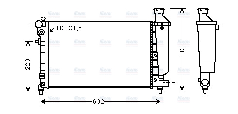 AVA Coolant Radiator CN2117