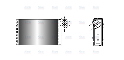 AVA Cabin Heater Core CN6191