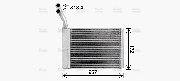 AVA Cabin Heater Core CN6330