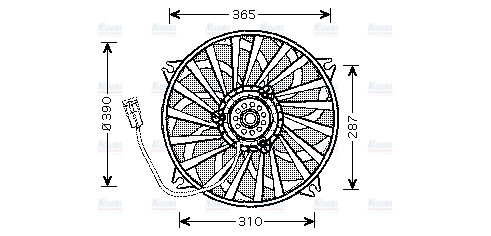 AVA Radiator Fan CN7534